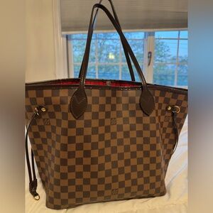 Louis Vuitton Black and Red Striped Interior Bag